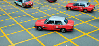 Taxis in Hong Kong