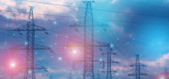 pylons on a row