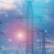 pylons on a row