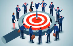 Kline Hill leads on Plaza Ventures’ CV for digital advertising company Illustration of a group of investigators circling around a magnifying glass with a target in the center. There is a dart in the middle of the target.