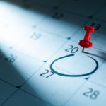 Banner Ridge targets $3.2bn for sixth secondaries flagship Red push pin on calendar with circle mark on 20