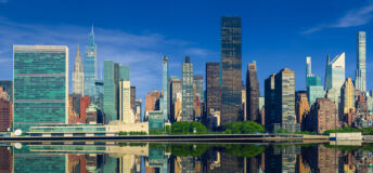 View of Midtown Manhattan from the East River