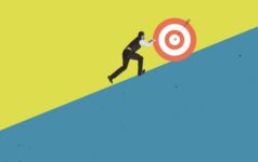 Majority of CVs run by mid-market GPs in 2025 equivalent to 50% or more of latest flagship – Lazard A person pushing a target upwards