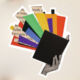 Book with colours coming out of it