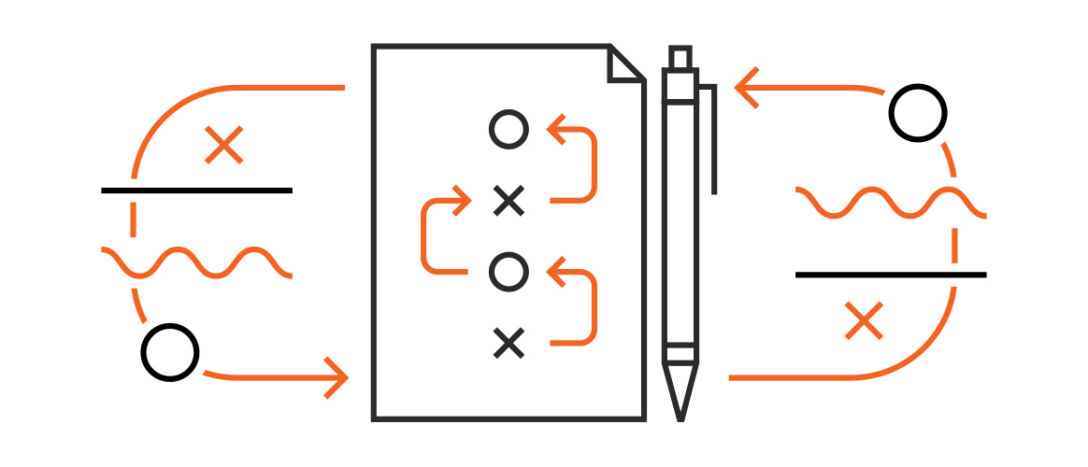 Paper-analytics_v1 An illustration of a pen and notepad
