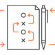 An illustration of a pen and notepad