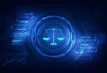digital image of legal scales